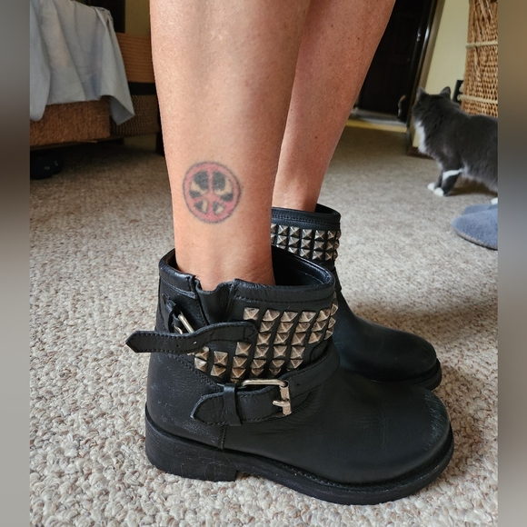 Ash studded motorcycle booties - Picture 12 of 14